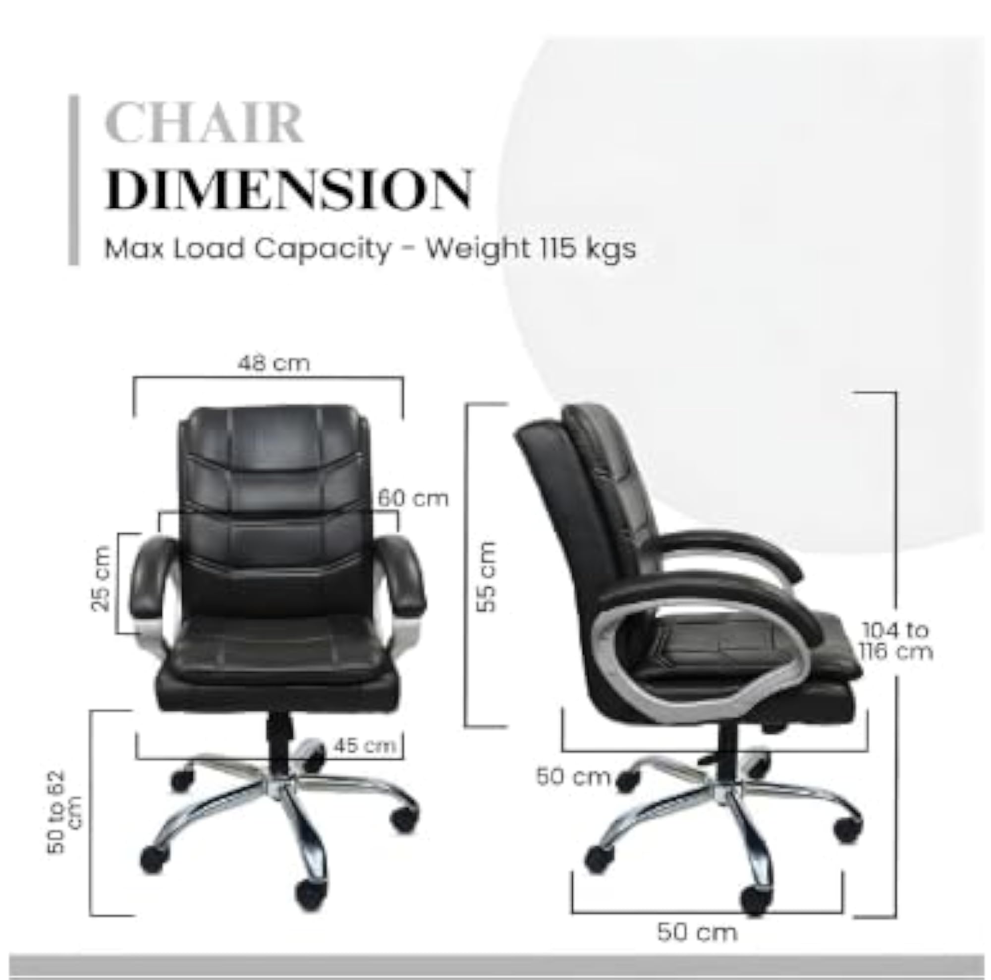 Executive Revolving Office Chair for Home & Office