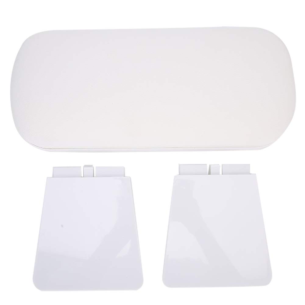 Dioche Reposabrazos para uñas, almohada de mano de piel de microfibra para manicura, cojín profesional para reposar uñas, estación de escritorio para reposabrazos, salón de manicura, 11.8 x 5.9 x 5.9