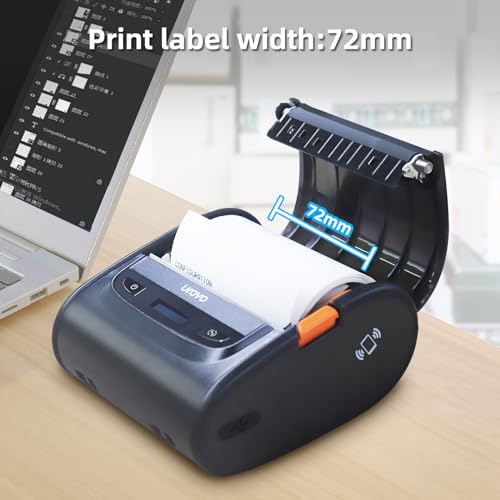 Image of Bluetooth Thermal Rollo Label Printer 4x6 inches for Small Business, Wireless Shipping Label Printer, Compatible with USPS, Shopify, Amazon