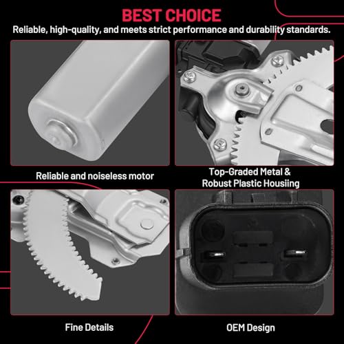 Image of BDFHYK 751-747 Power Window Regulator with Motor Front Left Compatible with Honda CR-V 2012-2016