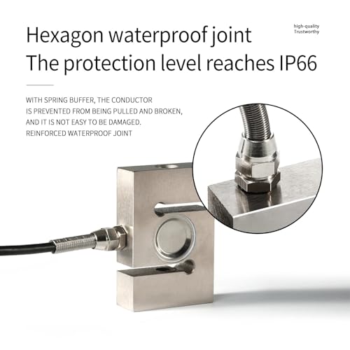 Sensor de celda carga tipo S hx711 con alta precisión para control de peso 6