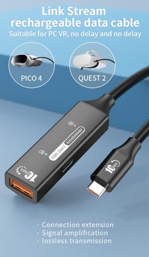 Cable activo USB C a A 7m de 10Gbps con repetidor para datos rápidos 6