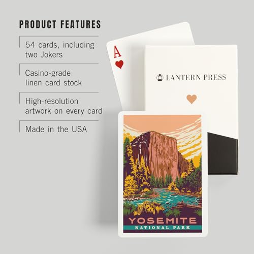 Baraja de Poker Yosemite National Park 52 Cartas miniatura 3