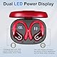 Bluetooth Kopfhörer Sport, 2025 In Ear Kopfhörer Kabellos Bluetooth 5.4 mit Hi-Fi Stereo, 75Std Sportkopfhörer Over-Ear mit Ohrhaken, Noise Cancelling Earbuds/4 ENC Mic, IP7 Wasserdicht Ohrhörer/USB-C