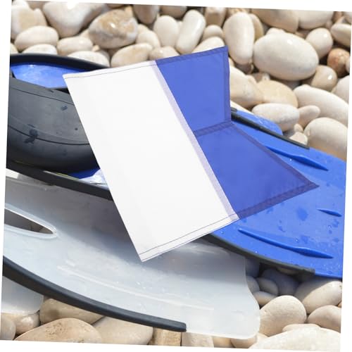 Drapeau de plongée bleu et blanc Oxford accessoire sécurité pour kayak