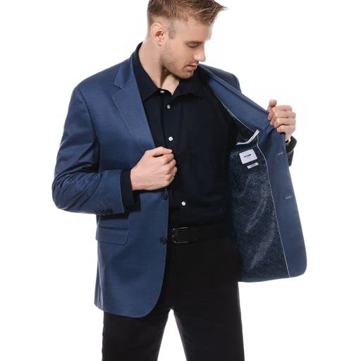 Duchamp Blue Stretch Blazer4
