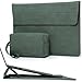 HYZUO 13,3-14 Zoll Laptop Hülle Tasche mit Einstellbarer Ständer für MacBook Pro 14 M5/M4/M3/M2/M1 Pro/Max A3426 A3427 2026-2021, MacBook Air 13,3, 13,8-13,5 Surface Laptop, Mitternachtsgrün