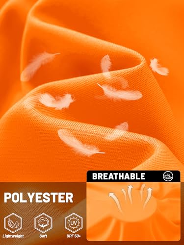 TACVASEN Men's Sun Shirt UPF 50+ Long Sleeve UV Protection Lightweight Rash Guard Swim Shirt Quick Dry Fishing T-Shirt4