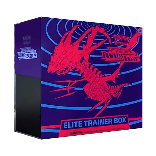Pokémon TCG: Sword & Shield Darkness Ablaze Elite Trainer Box, Multicolor