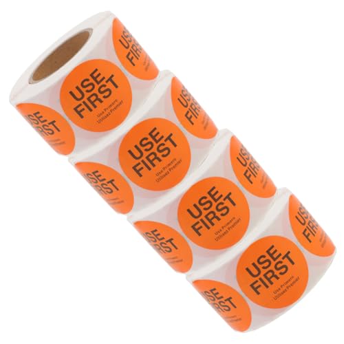 Étiquettes adhésives autocollants en cuivre orange Ipetboom pour gestion des stocks de cuisine