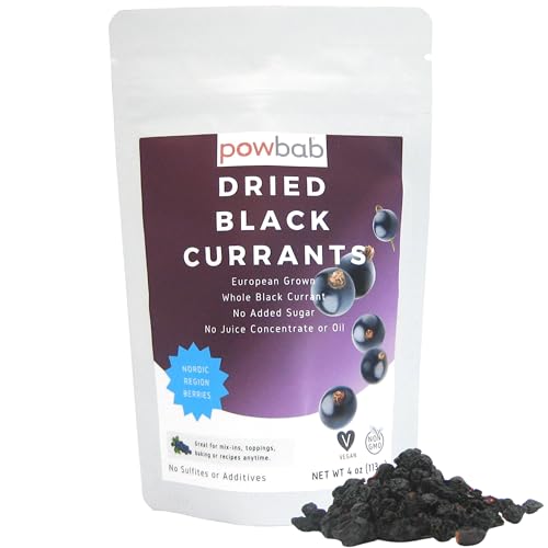 powbab Dried Black Currants