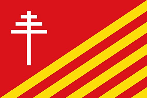 Drapeau Large Sant Gregori de haute qualité au format apaïsada - 2