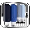 Mrsdry 16 Pack Travel Bottles for Toiletries, Oversize 6oz Silicone Travel Containers, Leak Proof Refillable Liquid Shampoo And Conditioner Travel Essentials