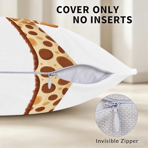 Housse coussin 65x65 cm imperméable blanc avec fermeture éclair invisible - 4