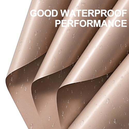 RUSPEPA 20 Blatt Blumenpapier, wasserfestes Geschenkpapier für Blumensträuße, Verpackung für Floristenbedarf für Geburtstage, Partys, Hochzeiten und Bastelarbeiten – Braun