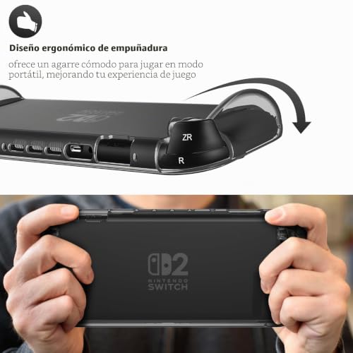 Miniatura 3 de ProCase Estuche compatible con Nintendo Switch 2 2025, Carcasa TPU Ultra Delgada Antichoque Anti-Arañazos -Switch 2