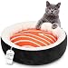 Mellownido Katzenbett, Hundebett Kleine Hunde, Katzenkissen, 53x53x15cm