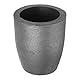 QUARKZMAN Silicium-Graphit-Schmelztiegel, 4,5 kg Schmelztiegel Kupfergussbecher Metallschmelzbarren zum Schmelzen von Gold, Silber, Kupfer, 87 mm IDx135 mm H