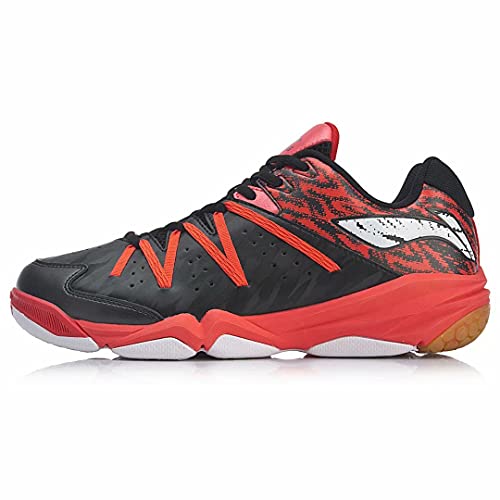LI-NING Men Lightweight Badminton Training Shoes Lining Team Flexible Sports Sneakers AYTP017-2 US 9.5