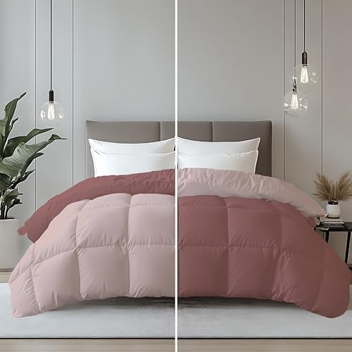 Image of Monte Carlo Symphony Solid Micro Reversible AC Comforter for Double Bed | 3 Ply Soft Comforter with 150 GSM Filling & 85 GSM Micro Fabric | Lightweight All Season Quilt | 87 x 95 Inch