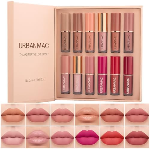 Liquide matte Lipstick 12Pcs Set waterproof long lasting