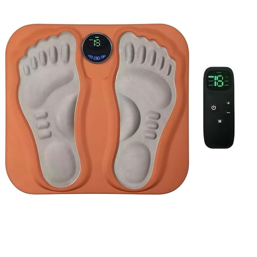 Orthoback ReNerv 3D EMS Fußmassagegerät mit Wärmefunktion Fußmassage gegen Nervenschmerzen und Taubheit Fussmassage Durchblutung Beine und Füße Heating Foot Massager für Entspannung Zuhause