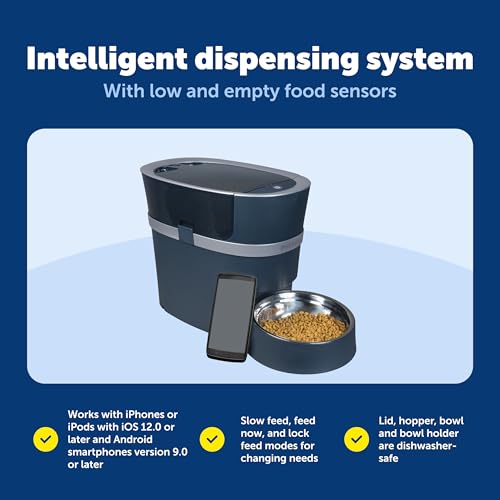 PetSafe Smart Feed Automatic Pet Feeder, 6L/24 Cup, Programmable - image 6