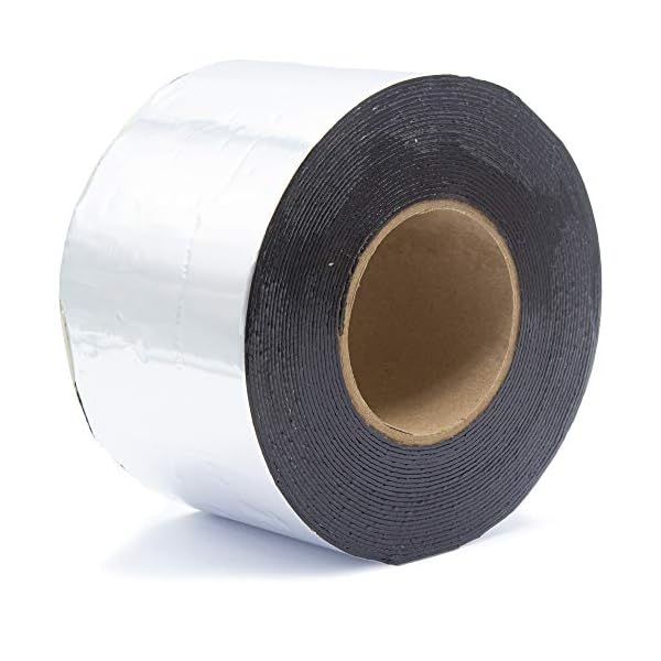 SILISTO Bitumenband Reparaturband 200 mm x 10 Meter, Farbe Alu