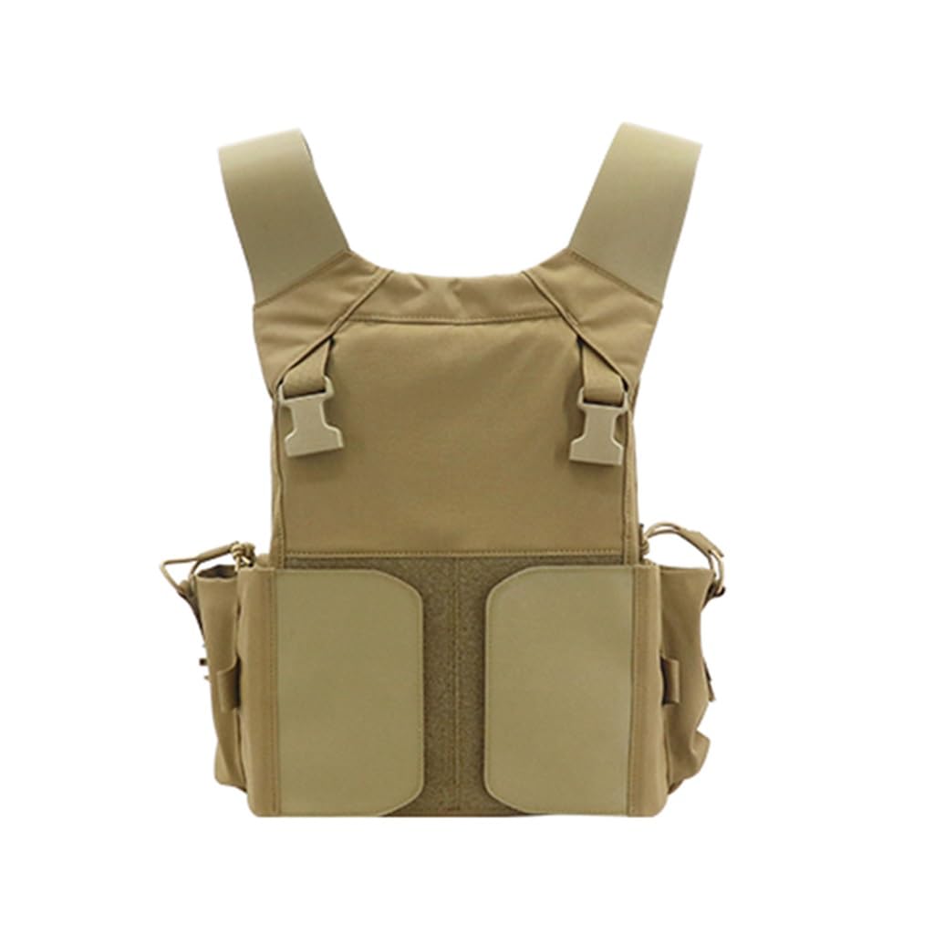 Gilet combat tactique JPC WLXW en Coyote Brown robuste avec fixations Molle