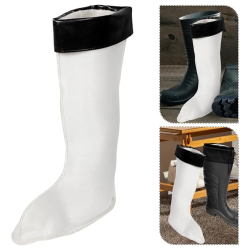 1 Pair Rain Boot Liner Socks Detachable High Tall Boot Socks Winter Boot Liners Men Women Warm Fleece Boot Socks3