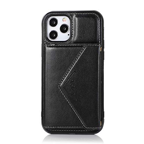 Étui magnétique en cuir iPhone 13 USUASI protection noire