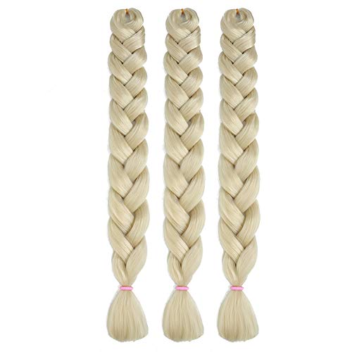 FASHION LADY Jumbo Braiding Hair 165g Synthetic Braid Hair Extensions 82Inch African Long Jumbo Braids for Box Braids Crochet Hair High Temperature Synthetic Fiber