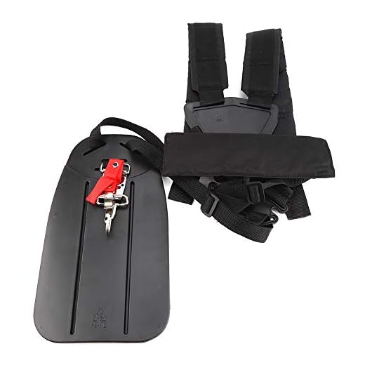 Alça De Ombro Do Aparador, Cinta Do Chicote De Fios Do Aparador De Náilon Em Forma De L Cortador De Ombro Duplo Para Jardim Do Cortador De Escova