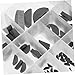 Gatuida 135pcs Woodruff Key Set Carbon Steel Half Keys Assortment for Mechanical Applications Keyway Collection for Machinery and Automotive Repairs