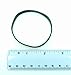 Black High Heat UV Resistant #64 Platinum Rubber Crepe Band Made in USA (3 1/2