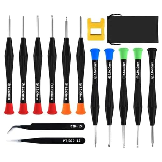 Mini Schraubenzieher set，11 Uhrmacher Schraubendreher Für PS4 Brillen Reparatur Kleine Brille Feinschraubendreher Komme Mit 2 Pinzette 1 Magnetisierer und Aufbewahrungstasche