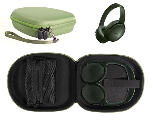 Image of Case for Bose QuietComfort Bluetooth Headphones with Microphone, QuietComfort 45, 35, 35 II, Replacement case only (Green)