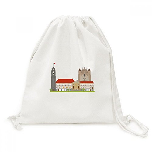 Sac à dos cordon Portugal Coimbra en toile souple imprimée