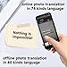 Language Translator Device, Two Way Real-Time Voice Translation Support 138 Languages with 4.1 Inch HD Touch Screen Portable Offline Recording Photo Instant Translation for Business Learning Travel