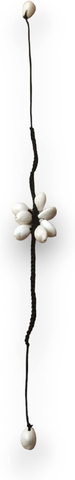 GenericNatural Shell Anklet, Nazarbattu Cowrie Anklet, Handcrafted Protection Jewelry for the Free-Spirited Wanderer by Zen Good Life, Kaudi Anklet