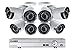 Lorex Weatherproof Indoor/Outdoor Home Surveillance Security System, 1080p HD Bullet Cameras with Long Range Night Vision (8 Pack) – Includes 8 Channel 4K DVR w/ 2 TB Storage Hard Drive