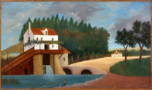 Tableau Henri Rousseau Le Moulin : finissez-en avec les murs vides 60x90