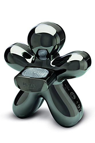 Mr & Mrs Fragrance George Cromado Difusor de Aromas y música, plástico, Dorado, 17 x 6 x 23.5 cm