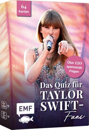 Kartenspiel: Das inoffizielle Quiz für Taylor Swift-Fans. Mit über 120 spannenden Quizfragen zu Leben Karriere und Musik für alle Swifties