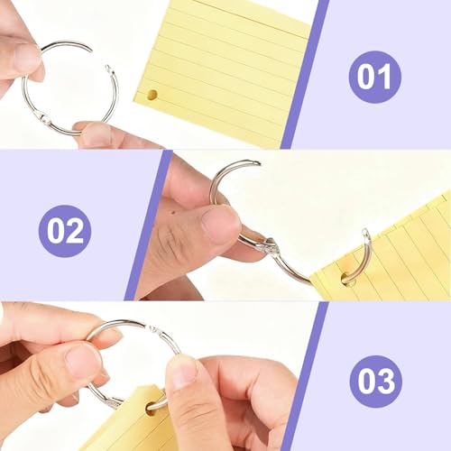 Lernkarteibox Schwarz, Enthält 250 Farbig Linierte Karteikarten, 100 Indexnotizen, 5 Trennblätter, 5 Ringordner Und 1 Etikett Aus Kiefernholz, Für Unterwegs, Lernen, Notizen, Schule, Büro Und Zuhause