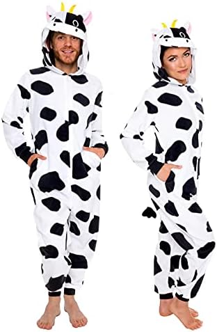 Cow Slim Fit One Piece Novelty Union Suit