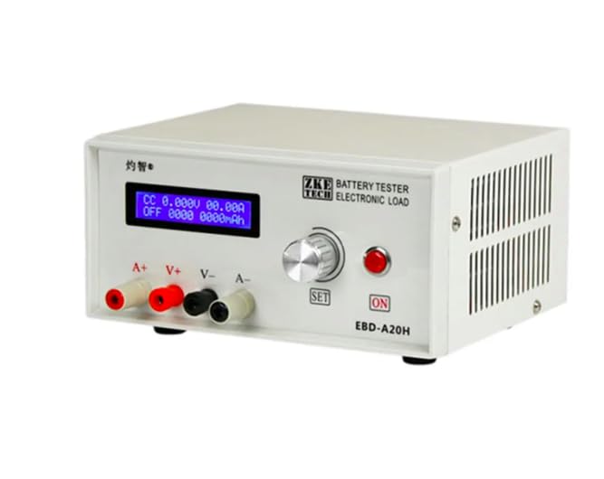 106990329, Battery Testers ZKETECH EBD-A20H DC Electronic Load/Battery Capacity & Discharge Tester/Power Supply Tester 30V 20A 200W