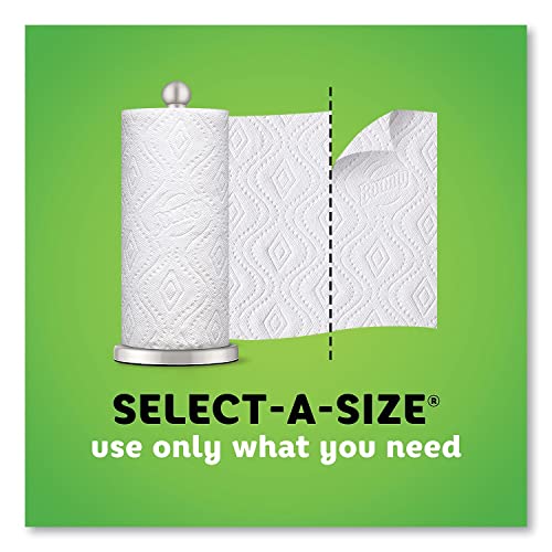 Image of Bounty - Paper Towels - Select-A-Size Paper Towels - 2-Ply - Paper - 19.49 inch x 15 inch x 22.64 inch - Paper - 22.64 inch x 19.49 inch x 15 inch - White