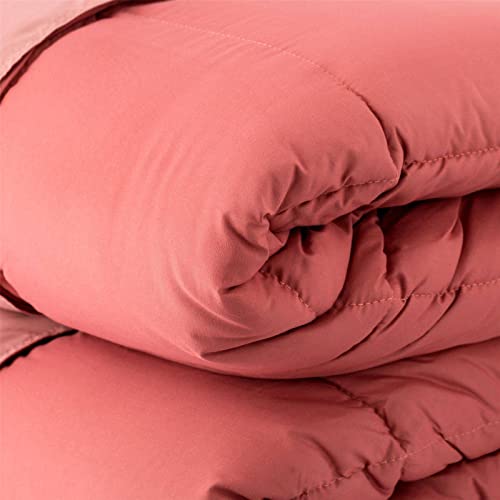 Linea oro Trapunta double in microfibra Loren Rosa...