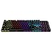 KROM KASIC – Teclado mecánico Gaming RGB con switches Rojos, Layout español, retroiluminación Rainbow, 25 Teclas Anti-ghosting y 12 Multimedia, Modo Juego, conexión USB – Negro
